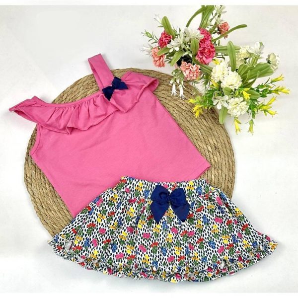 3005-Conjunto niña falda flores Alma Petit Valery Kids Moda infantil Palencia
