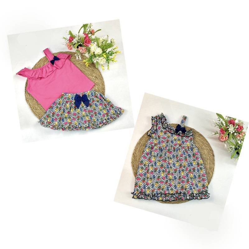 3004-Vestido niña flores Alma Petit Valery Kids Moda Infantil Palencia