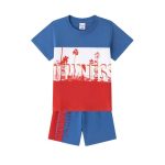 61289-Conjunto niño Color Block azul y rojo Newness Valery Kids Moda Infantil Palencia