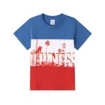 61289-Conjunto niño Color Block azul y rojo Newness Valery Kids Moda Infantil Palencia